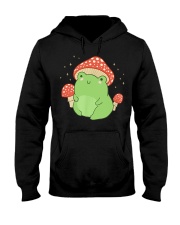 Cute Frog Mushroom Hat - Cottagecore Aesthetic Hooded Sweatshirt tile