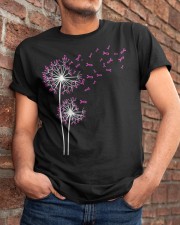 Dandelion Faith Hope Love Breast Cancer Classic T-Shirt apparel-classic-tshirt-lifestyle-26