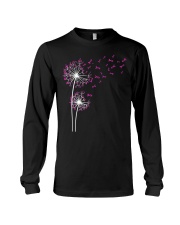 Dandelion Faith Hope Love Breast Cancer Long Sleeve Tee tile