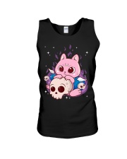 Cute Anime Kawaii Cat Aesthetic Unisex Tank tile