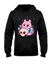 Cute Anime Kawaii Cat Aesthetic Hooded Sweatshirt tile