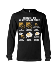 6 Things I Do In My Spare Time - Orienteering Premium Long Sleeve Tee tile