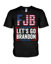 Let's Go Brandon Chant V-Neck T-Shirt tile