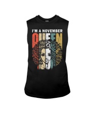 November Birthday Shirts for Women - A Queen Was Born in Nov Sleeveless Tee tile