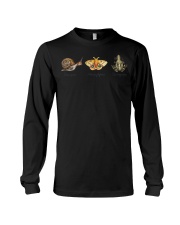 Goblincore Dark Academia Aesthetic Snail Frog Moth Nature Long Sleeve Tee tile