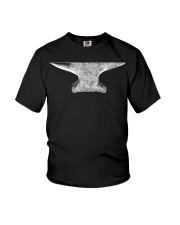 Blacksmith Anvil Bladesmith Youth T-Shirt tile