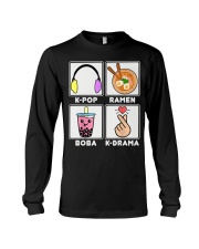 K-Pop Ramen Boba K-Drama Long Sleeve Tee tile