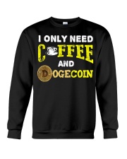 I Need Coffee and Dogecoin Crewneck Sweatshirt tile
