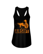 Cute Airsoft Combat Paintball Ladies Flowy Tank tile