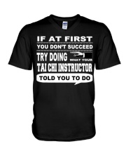 If at First You Don't Succeed Tai Chi Instructor V-Neck T-Shirt tile