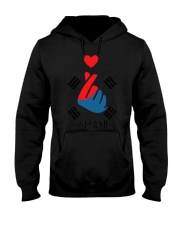 Saranghae K-Pop Finger Heart Hooded Sweatshirt tile