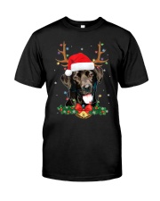 Black Labrador Christmas Classic T-Shirt front