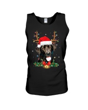 Black Labrador Christmas Unisex Tank tile