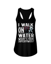 I Walk on Water Ice Hockey Ladies Flowy Tank tile