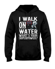 I Walk on Water Ice Hockey Hooded Sweatshirt tile