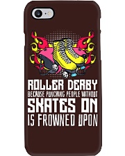 Roller Derby Without Skates Tee Phone Case tile
