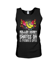Roller Derby Without Skates Tee Unisex Tank tile