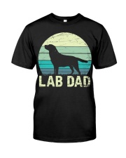 labrador retriever Lab Dad Classic T-Shirt front