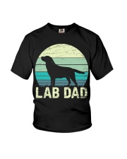 labrador retriever Lab Dad Youth T-Shirt tile