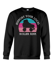 Support Your Local Roller Rink Crewneck Sweatshirt tile