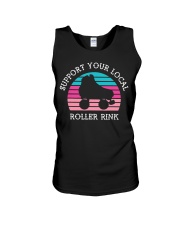 Support Your Local Roller Rink Unisex Tank tile