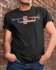 Trumpet Silhouette Classic T-Shirt apparel-classic-tshirt-lifestyle-26