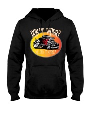 Hot Rod Coupe Welder Humor Hooded Sweatshirt tile