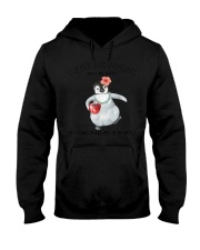 Penguin And Coffee Make Me Happy Hooded Sweatshirt tile