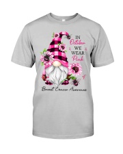 In October We Wear Pink Gnome Classic T-Shirt front