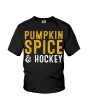 Pumpkin spice Hockey Youth T-Shirt tile