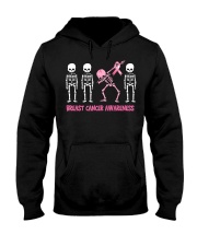 Dabbing Skeleton Pink Ribbon Hooded Sweatshirt tile