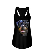 Rottweiler Soul I Love Ladies Flowy Tank tile