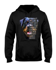 Rottweiler Soul I Love Hooded Sweatshirt tile