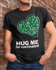 St Patricks Day Hug Me I'm Vaccinated Classic T-Shirt apparel-classic-tshirt-lifestyle-26