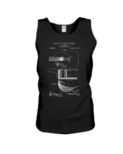 Acoustic Guitar Patent Print 1916 - Vintage Patent Music Art T-Shirt Unisex Tank tile