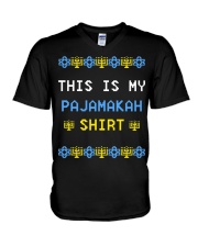 This is My Pajamakah Shirt V-Neck T-Shirt tile