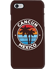 Cancun Mexico Vintage Graphic Retro 70s Phone Case tile