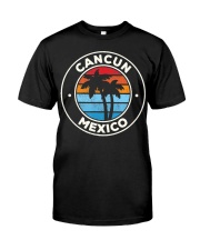 Cancun Mexico Vintage Graphic Retro 70s Classic T-Shirt front