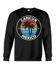 Cancun Mexico Vintage Graphic Retro 70s Crewneck Sweatshirt tile
