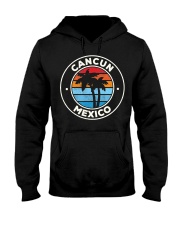 Cancun Mexico Vintage Graphic Retro 70s Hooded Sweatshirt tile