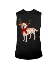Santa Labrador retriever reindeer Sleeveless Tee tile