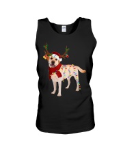 Santa Labrador retriever reindeer Unisex Tank tile