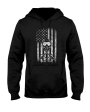 American Flag Mask and Crossed Guns Hooded Sweatshirt tile