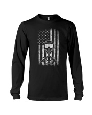 American Flag Mask and Crossed Guns Long Sleeve Tee tile