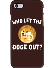 Who Let the Dogecoin Out Phone Case tile