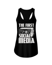 The First Social Media Ladies Flowy Tank tile