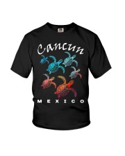 CANCUN MEXICO Sea Turtles Beach Youth T-Shirt tile