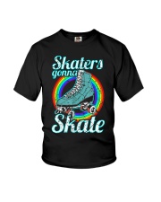 Retro Skaters Gonna Skate Roller Youth T-Shirt tile