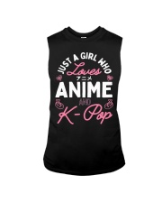 Just a Girl Who Loves Anime and K Pop Sleeveless Tee tile