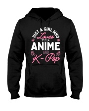 Just a Girl Who Loves Anime and K Pop Hooded Sweatshirt tile